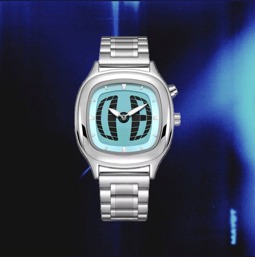 BEST SELLER SOMMER 2025 – Hand watch,  Retro Herren-damen Digitaluhr | Wasserdicht, Leuchtend, Dynamisches Display, Quarzwerk, Rosa